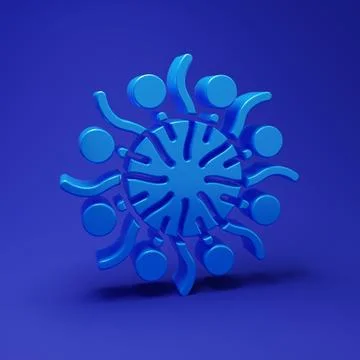 Blue Firework icon isolated on blue background. Concept of fun party. Explo.. Stock Illustration
