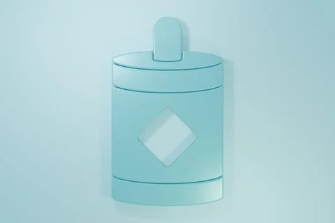 Blue Firework icon isolated on blue background. Concept of fun party. Explo.. Stock Illustration