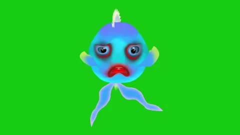 Blue fish Stock Footage 259830423