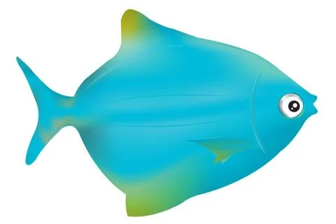 Blue fish Stock Illustration