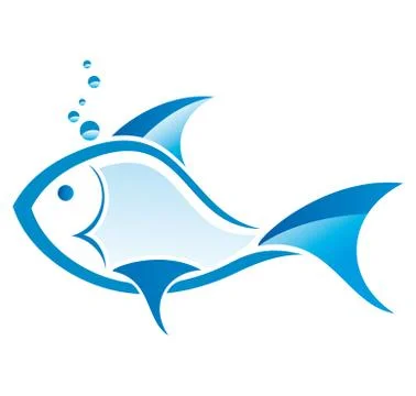 Blue fish Stock Illustration