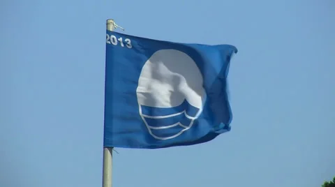 Blue  flag 2013 Stock Footage 29161923