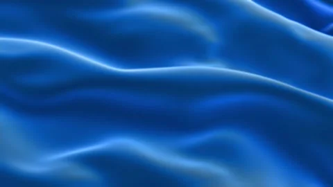 Blue Flag close up in a 3D animation Stock Footage 238966259