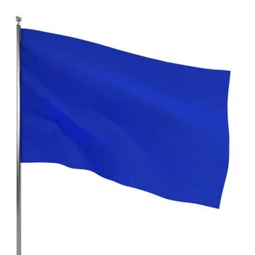 Blue flag Stock Illustration