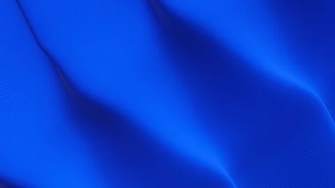 Blue flag loop waving on wind. Stock Footage 119186222