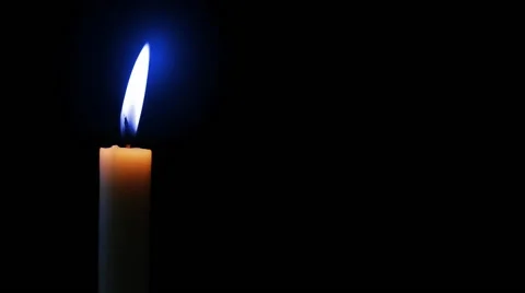 Blue Flame Candles 1 Stock Footage 41635913