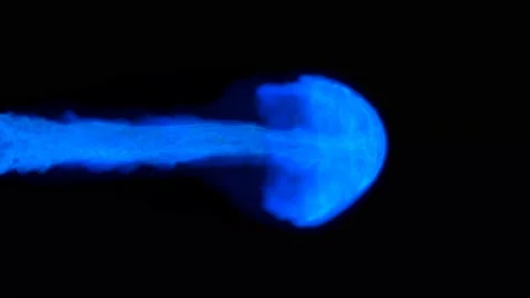 Blue flame of energy Stock Footage 148629580