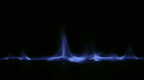 Blue flame of fire 5 Stock-Footage 22242078