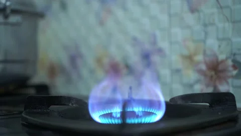 Blue flame Stock Footage 218429089