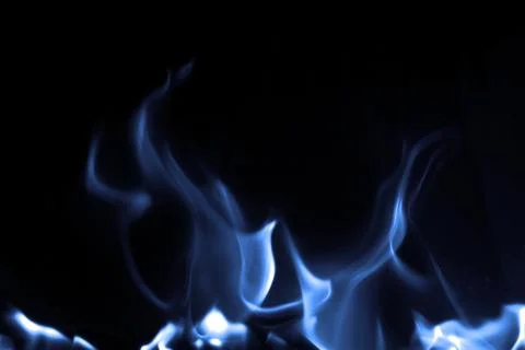 Blue flame Foto stock
