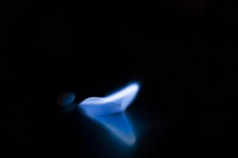 Blue flame Stock Photos