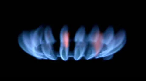 Blue Flames Video stock 10850574