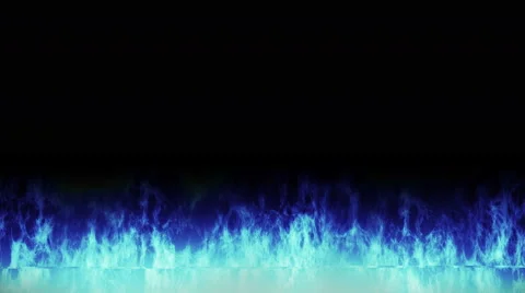 Blue flames Stock Footage 61884559