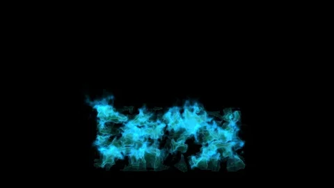 Blue flames Video stock 125000741