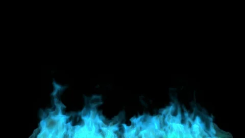 Blue flames Video stock 125000751