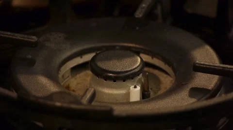 Blue Flames Of A Gas 스톡 동영상 53503473