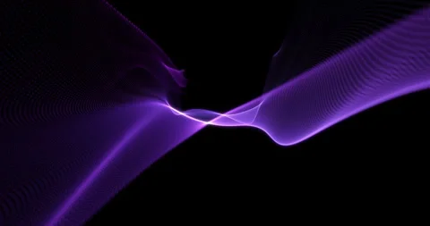 A blue flap of stretchable light fabric fluttering in the wind Stock Footage 263806499
