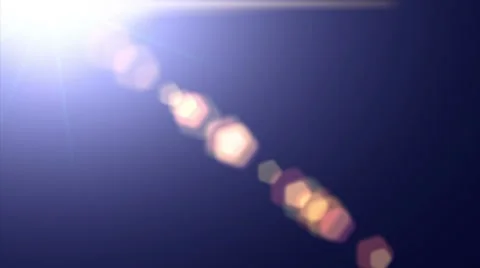 Blue flare Stock Footage 8554275