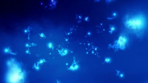 Blue Flare Magic Background Looping Animated Background Stock Footage