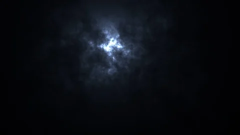 Blue flares in the dark Stock Footage 100139272