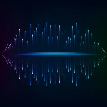 Blue flash abstract background Illustrazione stock