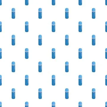 Blue flash drives forming seamless digital pattern design Stock Illustration