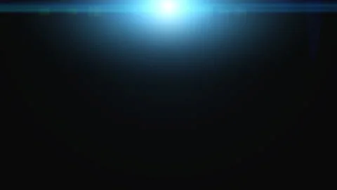 Blue flashing light from the top of the frame Stock-Footage 314222440