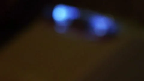 Blue flashing lights on a gas service ca... | Stock Video | Pond5