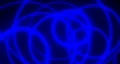 Blue flashing rings on black background HD Footage