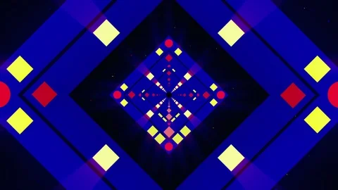 Blue Flashing Triangle, VJ Loops, Background 01 Video stock 105718429
