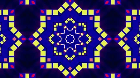 Blue Flashing Triangle, VJ Loops, Background 04 Video stock 105718953