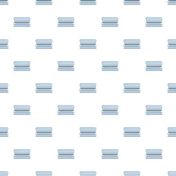 Blue flat rectangular jewelry gem block pattern イラスト素材