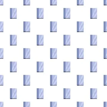 Blue flat wardrobe repeated pattern background Illustrazione stock