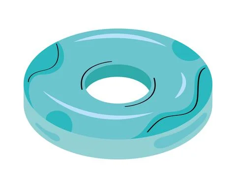 Blue float accessory 库存插图