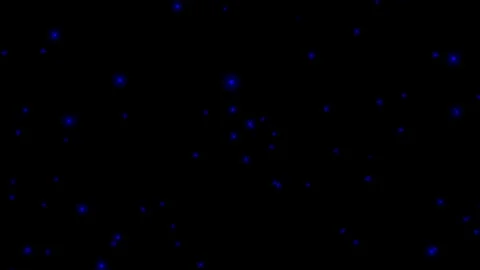 Blue floating glowing dots background, Abstract tranquil particle animation.. Stock Footage 337571279