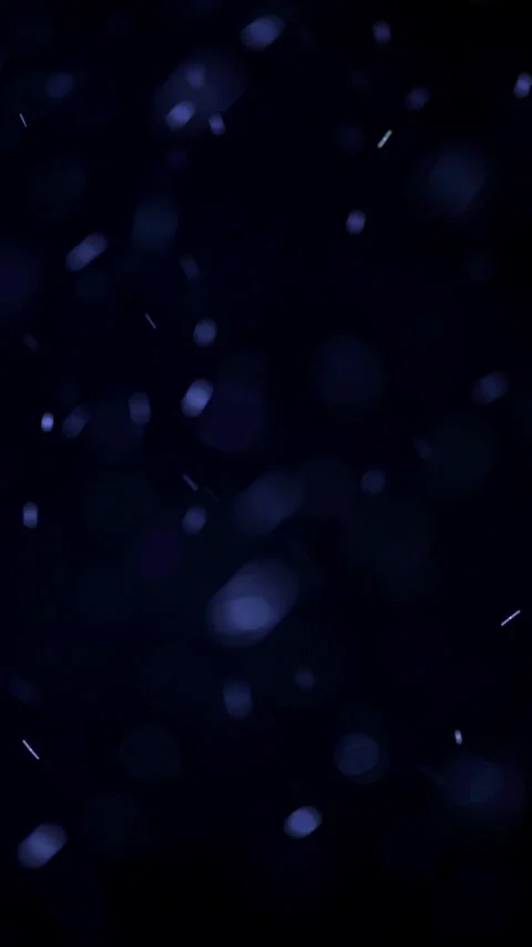 Blue Floating Particles on Dark Background.  Stock Footage 339869620