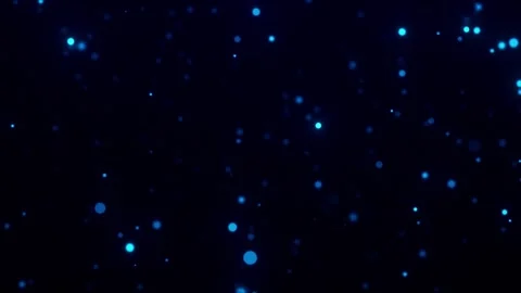 Blue Floating Particles Stock Footage 312279489