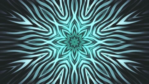 Blue Floral Abstract Background Stock Footage 152740991