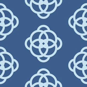 Blue floral pattern for textile, seamless pattern for design background wallp Stock Illustration