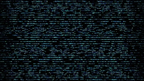 Blue flow of data strings. Abstract big data visualization. Information code Stock Footage 236295227