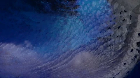 Blue Flow Stock Footage 255728913