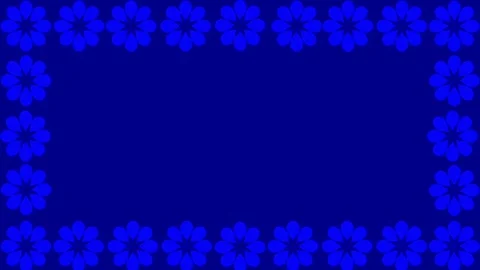 Blue flower background Stock Footage 300527072