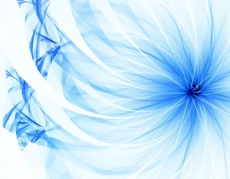 Blue flower Stock Illustration