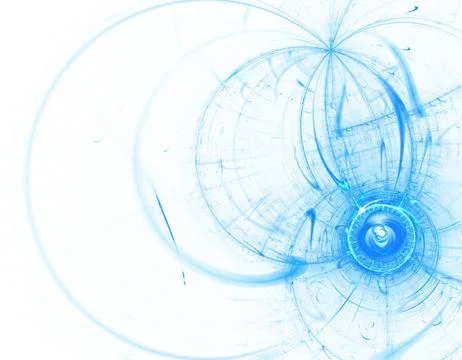 Blue flower Stock Illustration