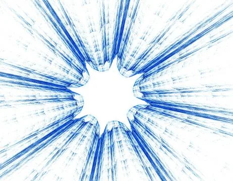 Blue flower Stock Illustration