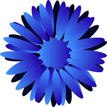 Blue flower 스톡 일러스트