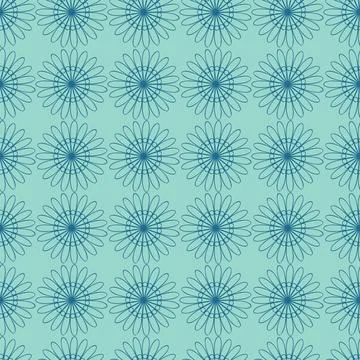Blue flower Stock Illustration