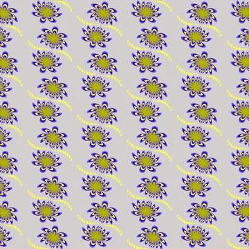 Blue flower Stock Illustration