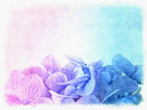 Blue flowers Stock Illustration