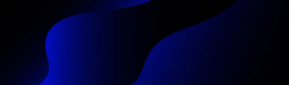 Blue Flowing Fluid Wave Abstract Background for Website Header and Banner 스톡 일러스트